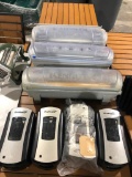 Lot of 3 Tablecraft KK3 KenKut 3 - 12in Film & Foil Dispenser / Cutters & Soap Dispensers