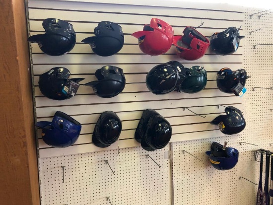 Lot of 15 Batting Helmets