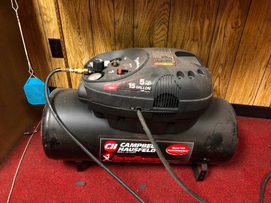 Campbell Hausfeld Ironforce Air Compressor Model WL6508 5HP 15 Gallon