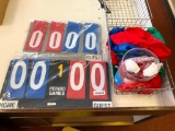 Lot of Flag Football Flags, Scoreboards & Pull Over Mesh Jerseys