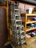Group of Aluminum Step Ladders