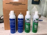 Lot of 15, Case of 12 Lawson Tex-Tite #1 Mist Spray Adhesives & (3) Lawson Clog-Buster Screen