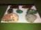 Malachite, Tiger Eye, Agates, Chrysocolla 7 Pieces