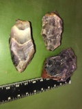 Lot of 3 Amethyst