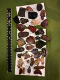 Large Lot of Slabbed Agates, Misc. Wood, Obsidian, Jade, Lakers, Blue, Tiger Eye, Misc.