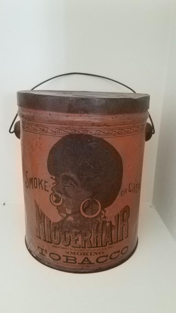 B. Liedersdorf Co. NIGGERHAIR SMOKING TOBACCO TIN