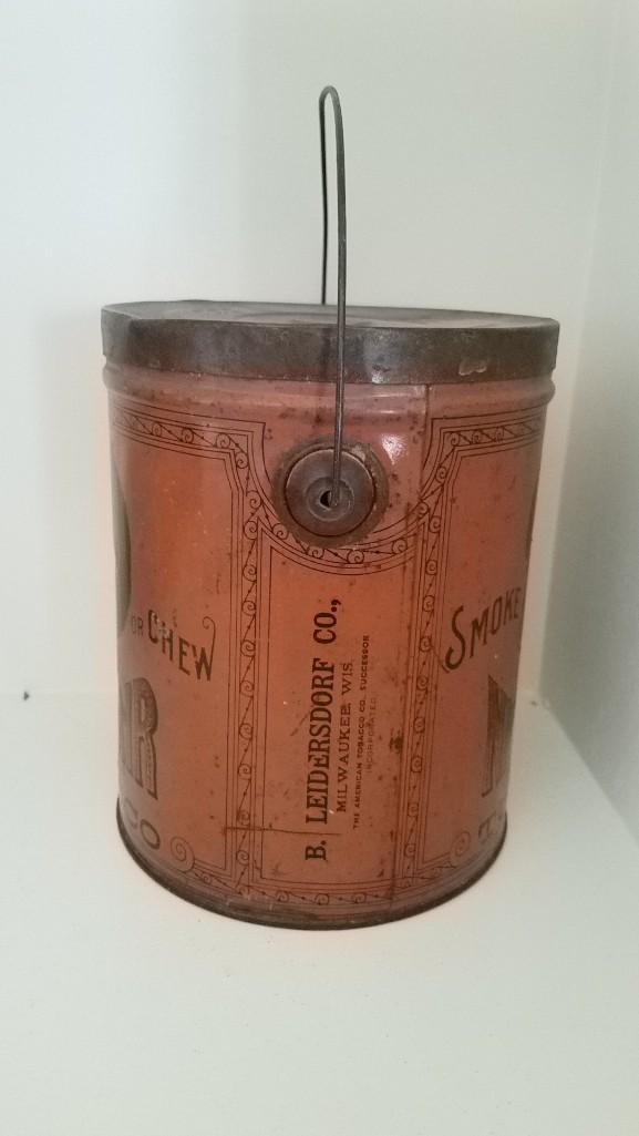 B. Liedersdorf Co. NIGGERHAIR SMOKING TOBACCO TIN