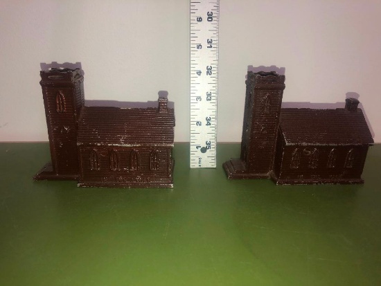 Lot of 2 Little Brown Church Still Banks