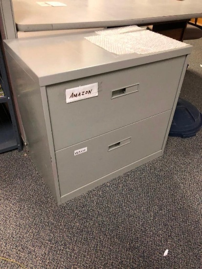 2 Drawer Metal File Cabinet