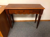 Wooden Sofa Table w/ Center Drawer