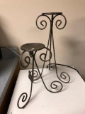 Wrought Iron Candle Holders