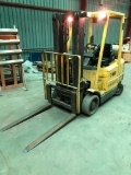 Hyster Lift Truck Model S50XM Fork Lift, Max. Load Height 189in, Max Load 4,650lbs 7,086hrs