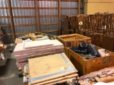 9+- Pallets of Custom Made Blinds and Blind Hardware Supplies for the Project Thunder Train Project