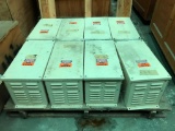 Pallet of 8 480 Volt High Voltage Transformers, For the Passenger Train Project, Never Used