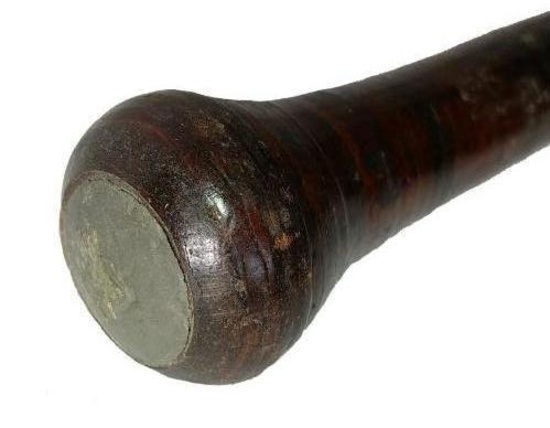 Interesting Unique Utilitarian Cane with Stone or Metal Top Insert
