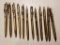 1950's Radio Station Advertising Pens, Lot of 12 w/ Embossed Microphone