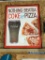 1960's Coca-Cola NOS Framed Litho 30in x 24in Nothing Beats a Coke & Pizza