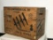 .50 Cal. Wooden Ammo Crate, Awesome Graphics, 22in x 9.5in x 18in