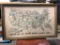 Vintage Sampler Flower Map of the United States, Hawaii & Alaska 32in x 21in