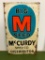 Big M Seed McCurdy Seed Co. Distributor Tin Sign, 24in x 14in