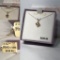 14K Gold Heart Pendant w/ 13in Chain, NEW w/ Tags & Box - 14 Karat Gold Retail Price: $229.99