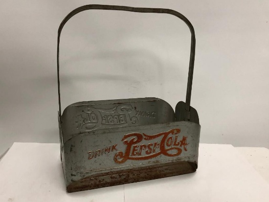 Vintage Tin Pepsi-Cola Six Pack Carrier