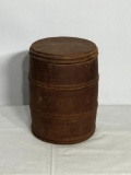 Briggs Smoking Tobacco Wooden Tobacco Jar or Humidor, 6.5in