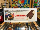 1950's Cheerio Ice Cream Litho 19in x 7in NOS