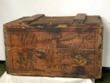 Metz Bros. Beer Pre-Prohibition Wooden Beer Crate