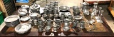 Large Collection of Pewtarex York, Penn. Pewter Serveware - Old Country