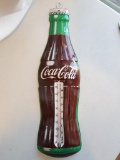 Vintage Coca-Cola Bottle Thermometer 16 In.