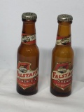 Antique Falstaff Salt and Pepper Bottles, 4.5in Miniature - Old
