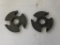 CARBIDE SLOT CUTTER SET.  3/4” bore, 2 3/4” dia. cutter height is 3/8”