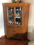 OAK CORNER CABINET, Oak Plywood Construction, 78