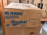 NEW Mansfield No. 1916SRO 19in x 16in Oval, Self-Rimming China Lavatory Sink