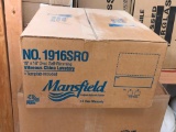 NEW Mansfield No. 1916SRO 19in x 16in Oval, Self-Rimming China Lavatory Sink
