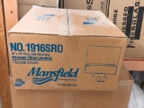 NEW Mansfield No. 1916SRO 19in x 16in Oval, Self-Rimming China Lavatory Sink