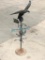 Antique Copper Bald Eagle Weather Vane, Complete, 50in Tall, 24in Wingspan, 12in Base