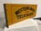 Western Union Telegraph Flange Sign, Unique, Cold be Hand Made, Heavy Metal