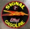 Signal Ethyl Gasoline Aviation Flying Car Diecut Metal Sign, Contemporary, Gas & Oil Sign 30in