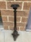 Cast Iron Fence Post Candle Stick, Very Heavy, 36in