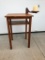 Stickley Bros. Co. Quaint Furniture Grand Rapids, MI Telephone Table or End Table with Candle Holder