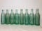 Lot of 8 Antique and Vintage Coca-Cola Bottles from Nebraska Bottling Companies