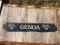 Peony Park Railroad Sign Genoa Omaha Grand Island 40in x 6in