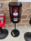 Unique Candy Vending Machine w/ Keys on Pedestal