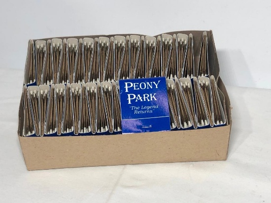 Box of Peony Park Returns Match Books, From Carl, Made After Peony Park Closed