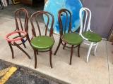 Original Peony Park Ballroom Chairs - Pre-Fire 1919 - Lot of 4