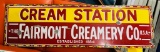 Fairmont Creamery Company - Cream Station - 48in Single Sided Porcelain Sign, SSP