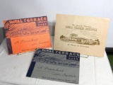 Early Peony Park Royal Terrace Souvenir Folders w/ Black & White Photos