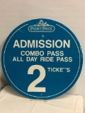 Peony Park Sign, Admission Combo Pass All Day Ride Pass Tickets, Lane 2